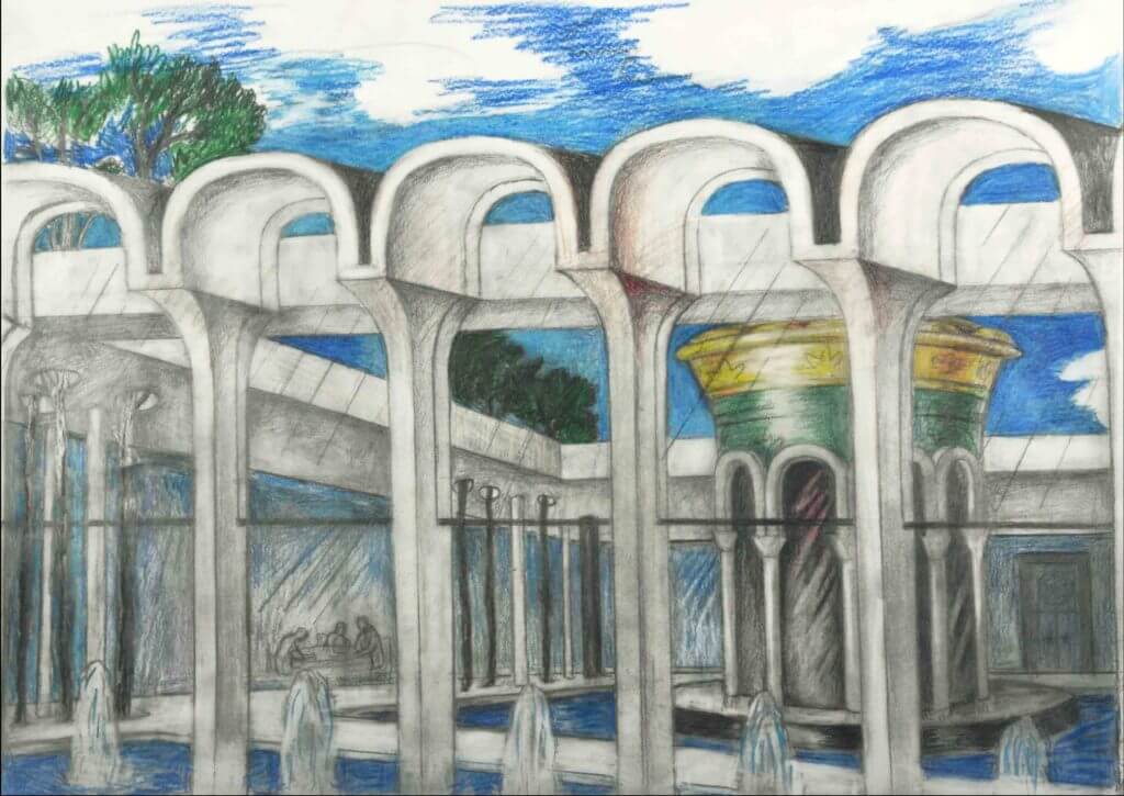 Sketch of arches