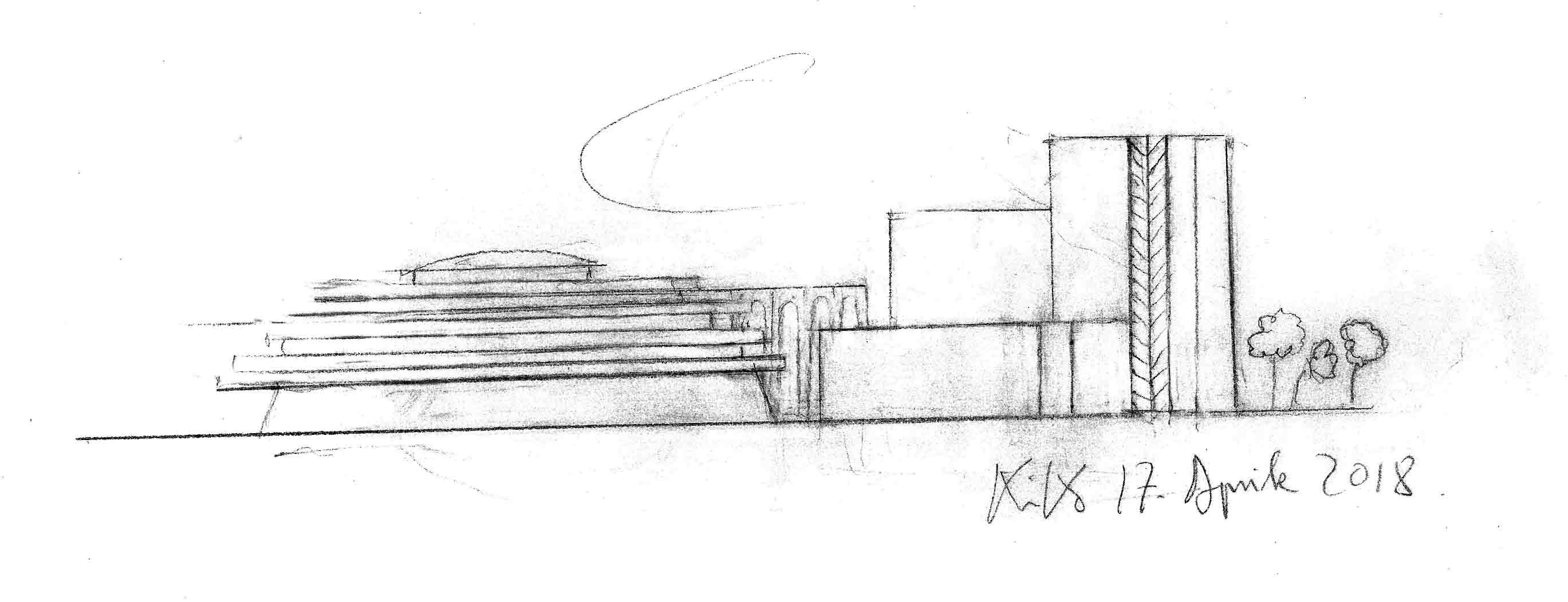 Domus Jerusalem sketch